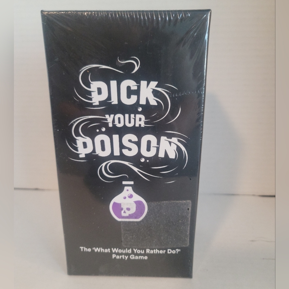 Pick Your Poison Game The "What Would You Rather Do?" Party Game DYCE NEW SEALED